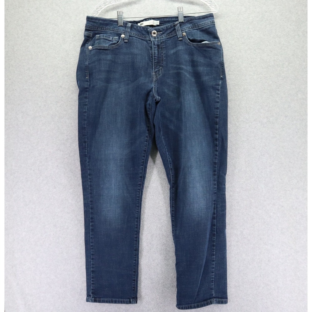 Levi's 529 Jeans‎ Womens 14 Curvy Skinny Leg 5-Pocket Stretch Flex Denim Blue